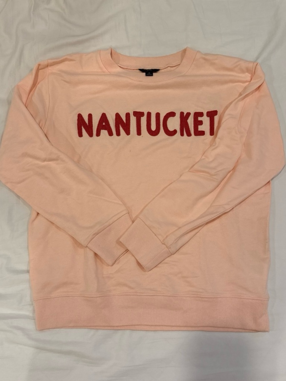 Jcrew Nantucket embroidered summer sweater